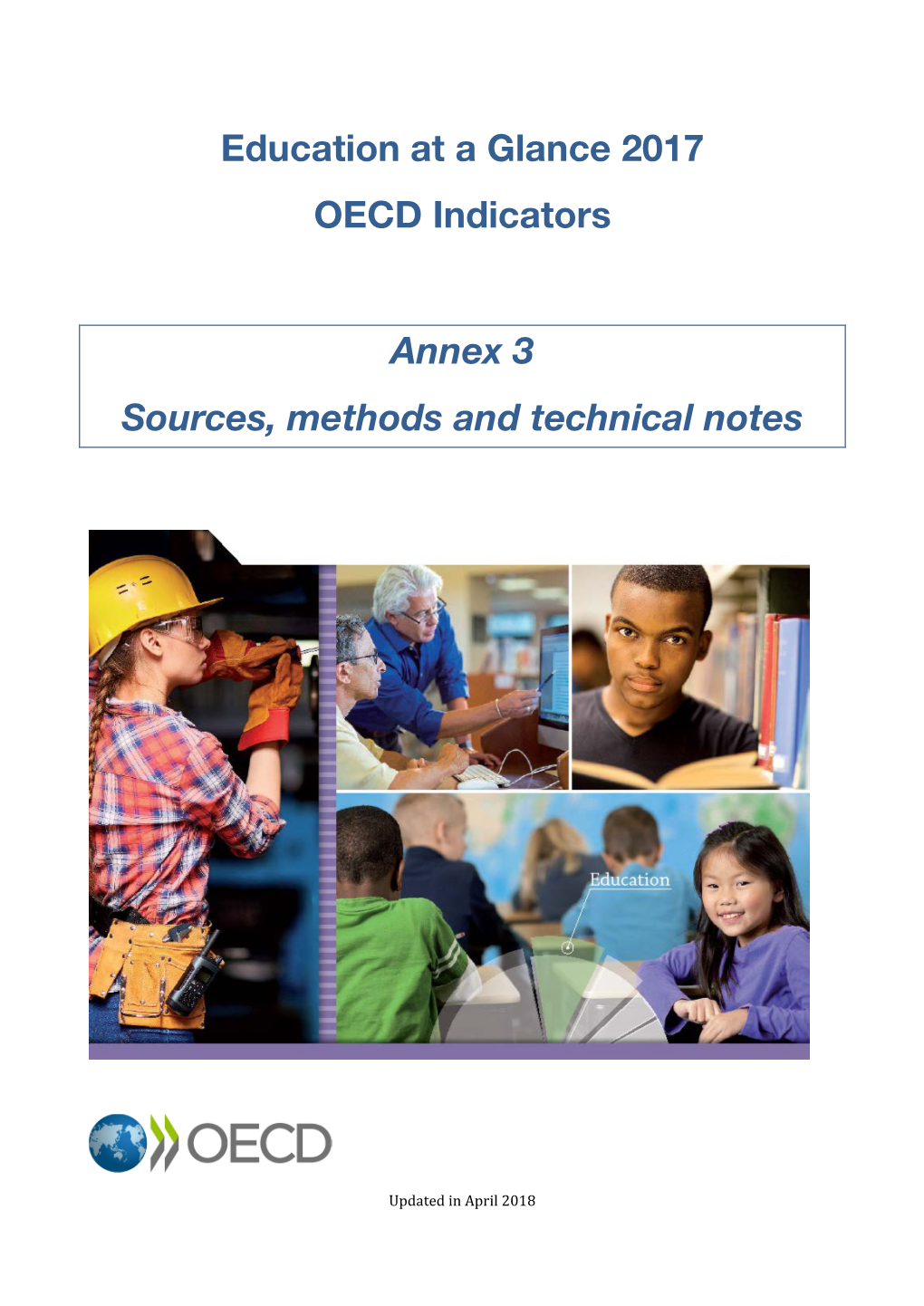 Education at a Glance 2017 OECD Indicators Annex 3 Sources