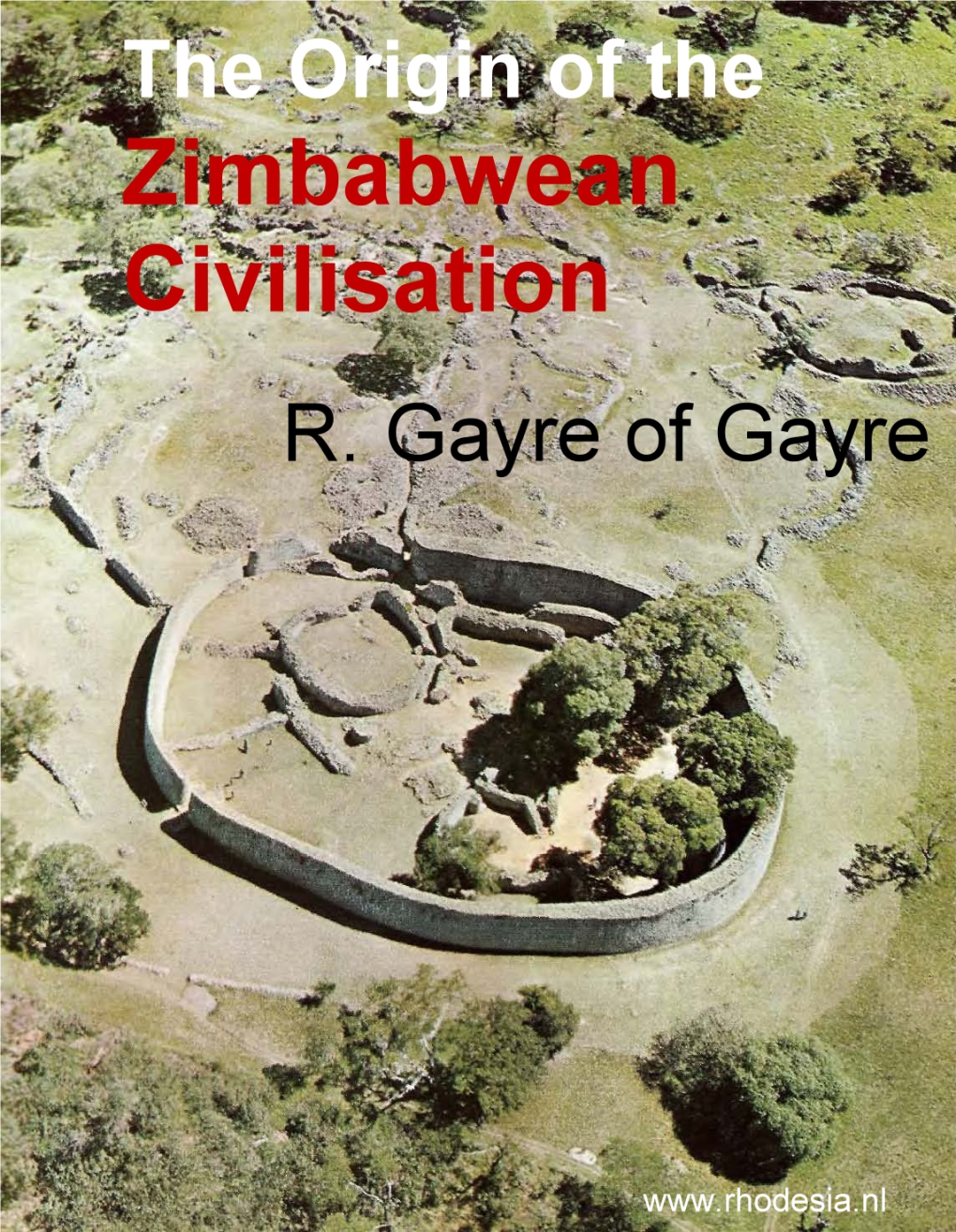 Gayre-The Origin of the Zimbabwean Civilisation