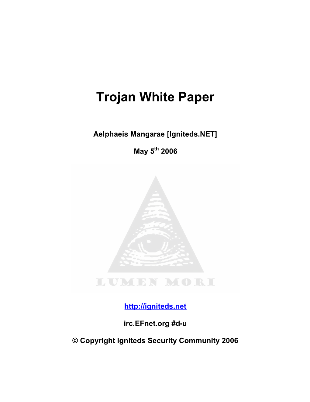 Trojan White Paper