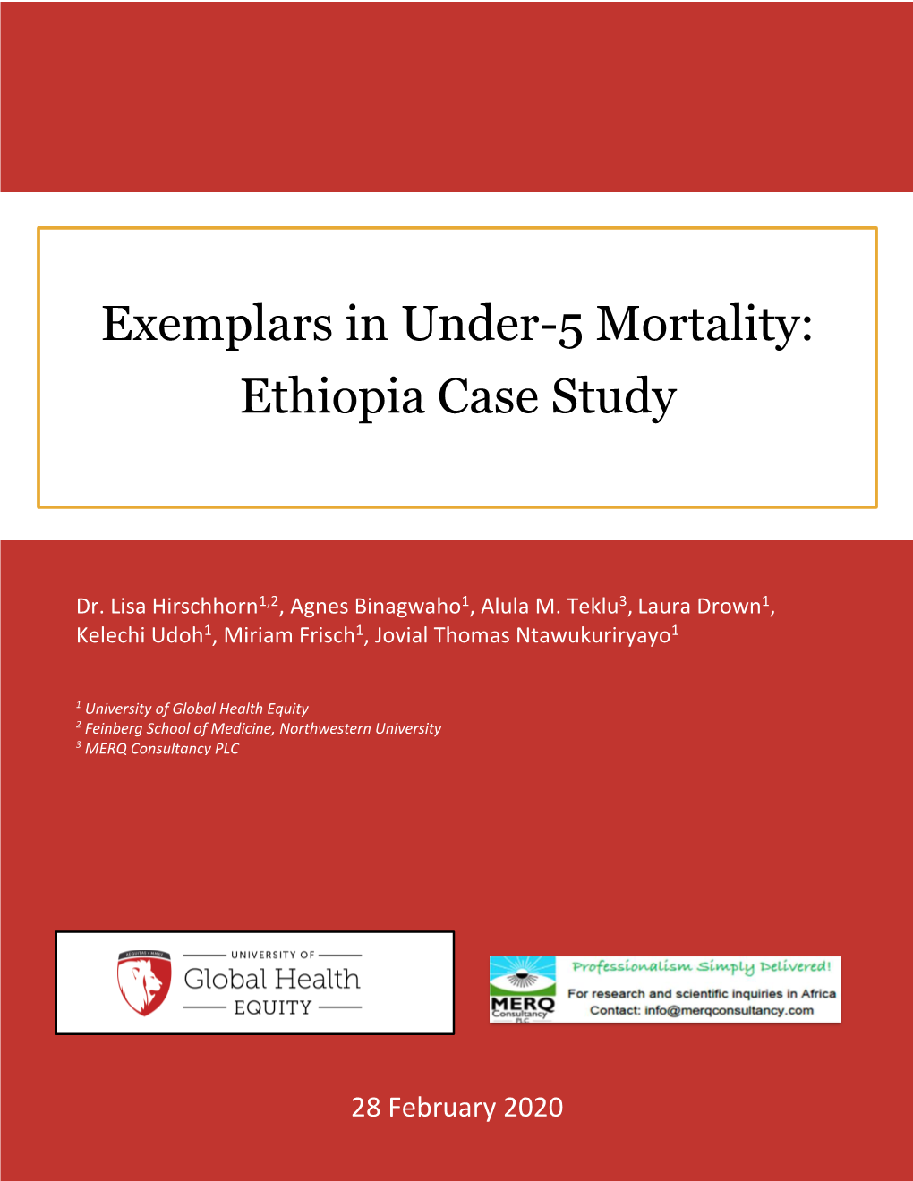 Ethiopia Case Study