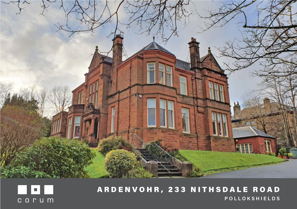 Ardenvohr, 233 Nithsdale Road, Pollokshields