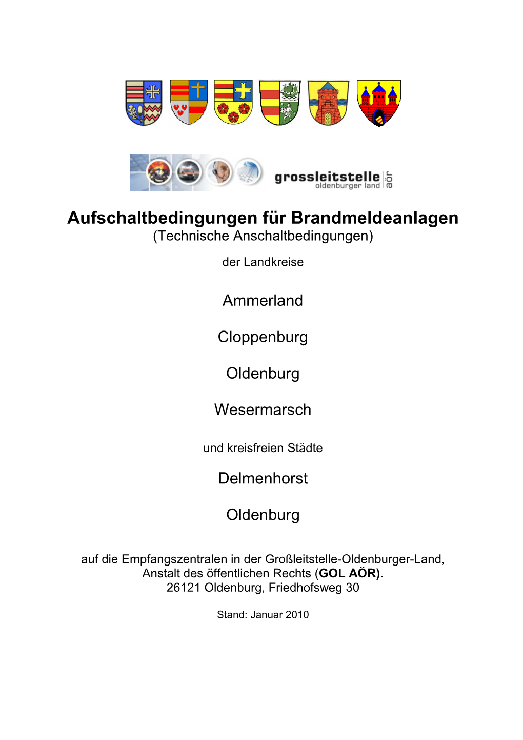 Aufschaltbedingungen Für Brandmeldeanlagen (Technische Anschaltbedingungen)