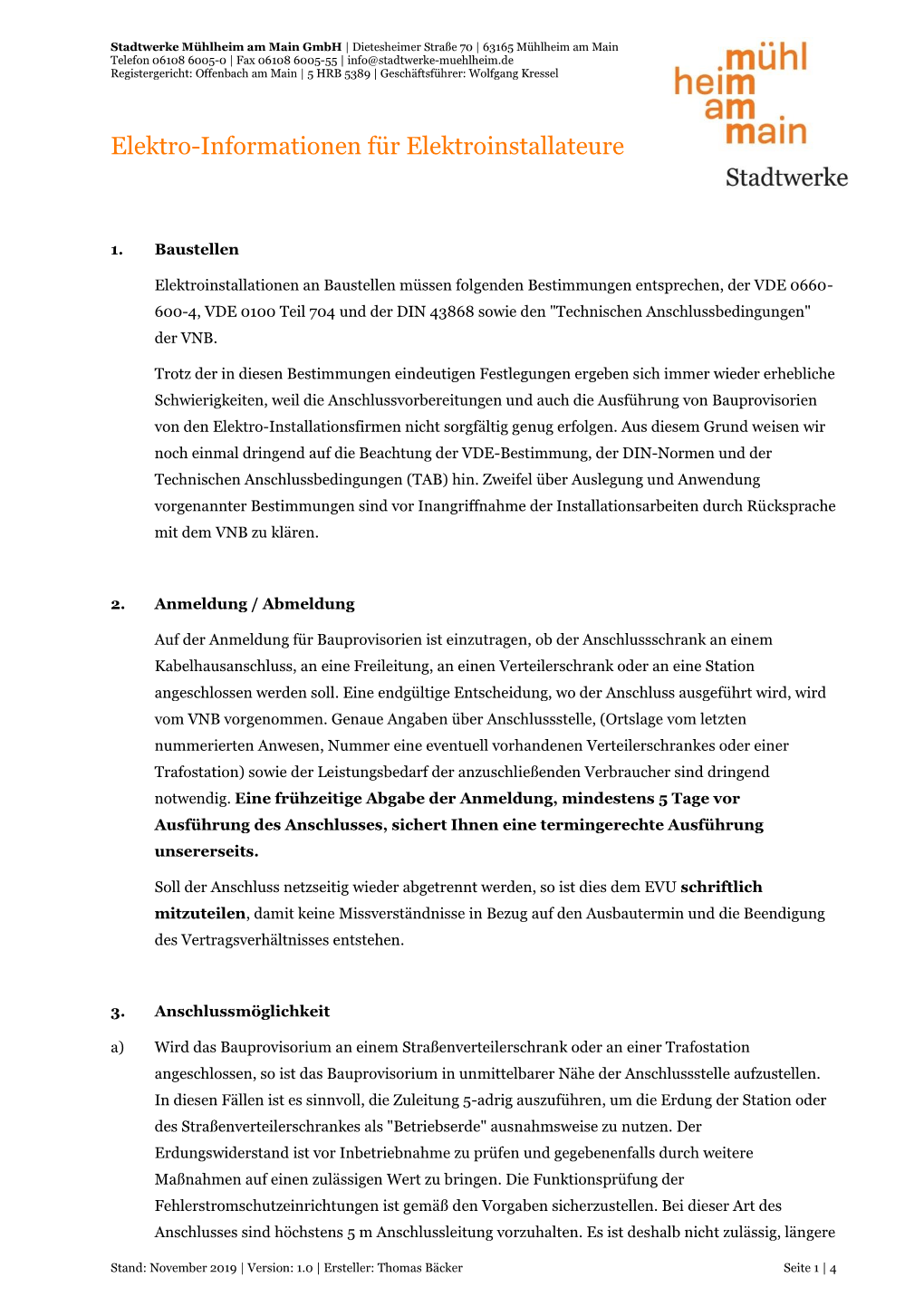 Elektro-Informationen Für Elektroinstallateure