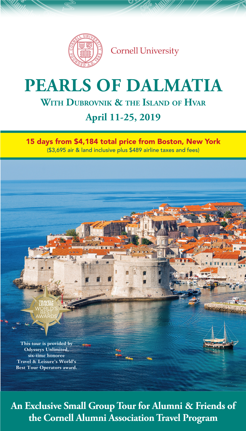 Pearls of Dalmatia with Dubrovnik & the Island of Hvar