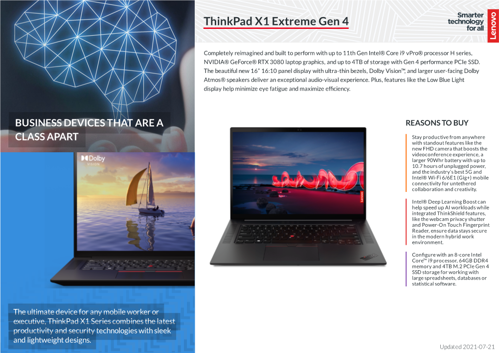 Thinkpad X1 Extreme Gen 4