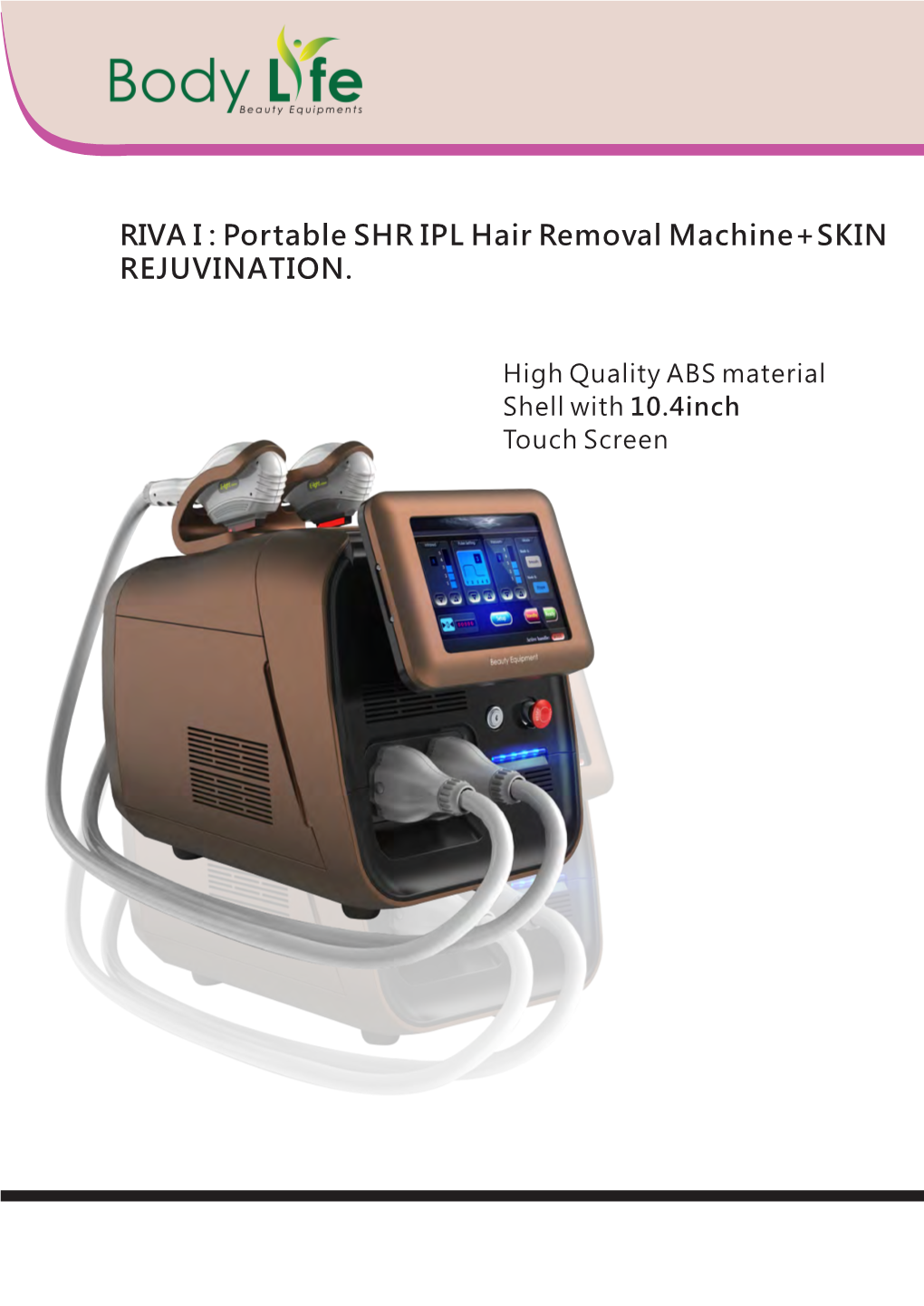 Portable SHR IPL Hair Removal Machine-RIVA I