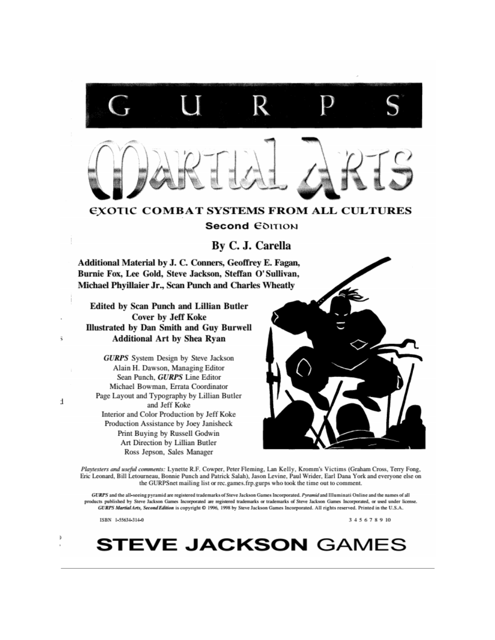 GURPS System Design by Steve Jackson Alain H