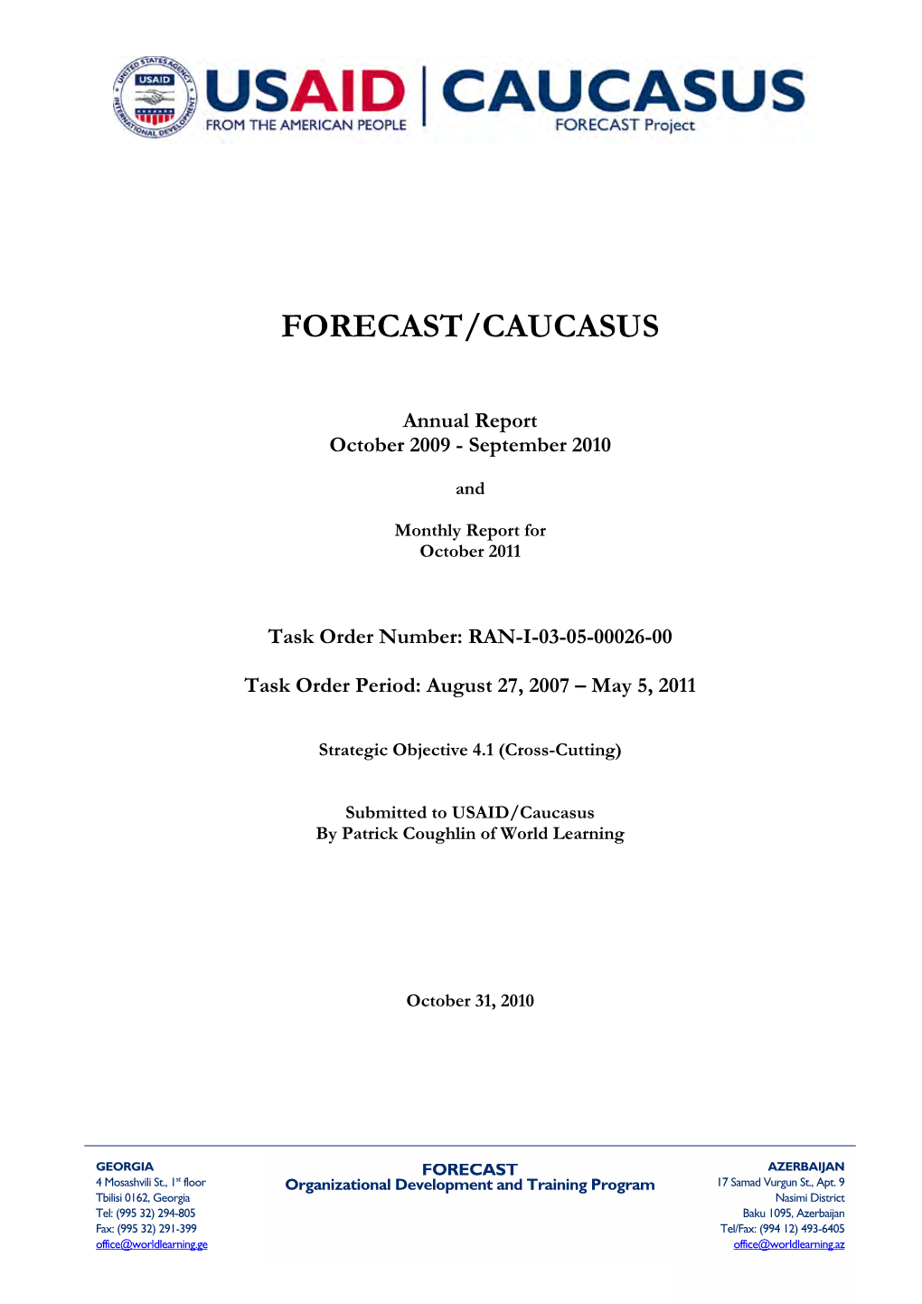 Forecast/Caucasus