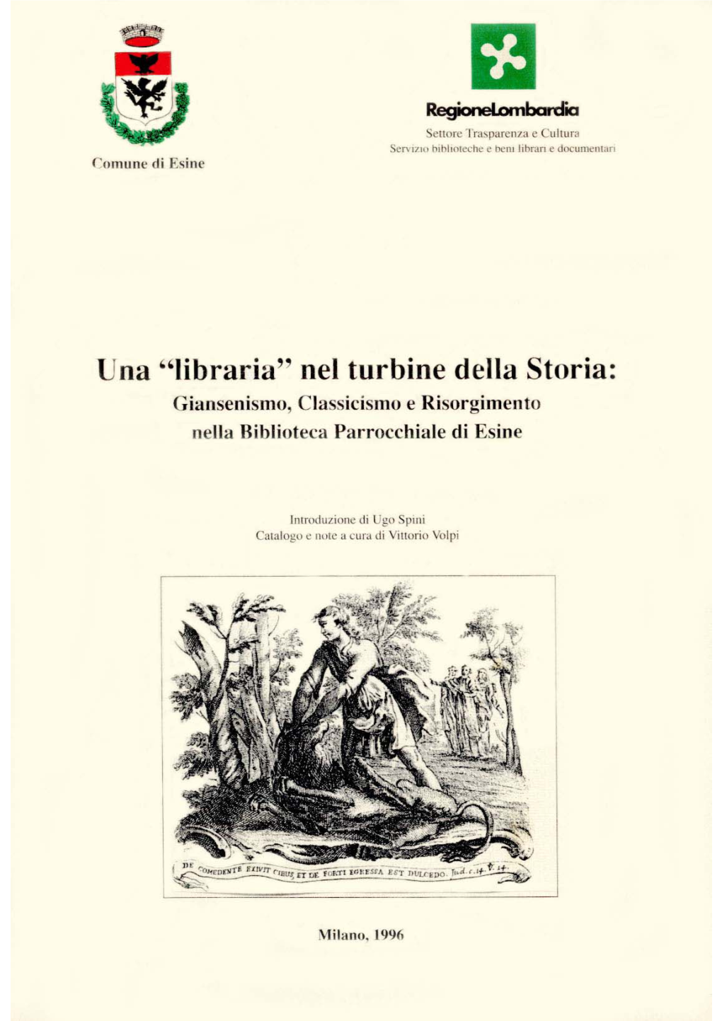 Catalogo Della Biblioteca Parrocchiale