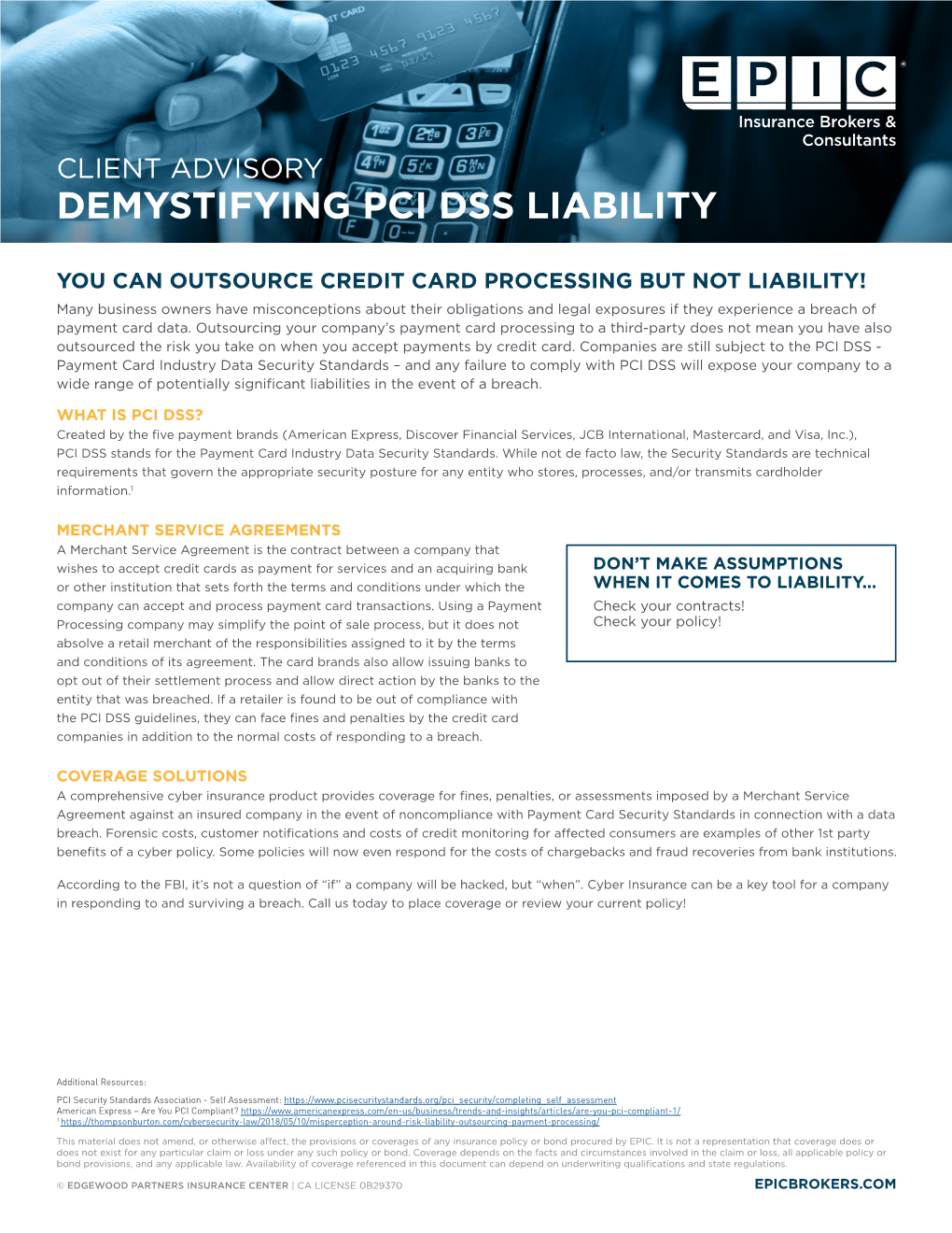 Demystifying Pci Dss Liability