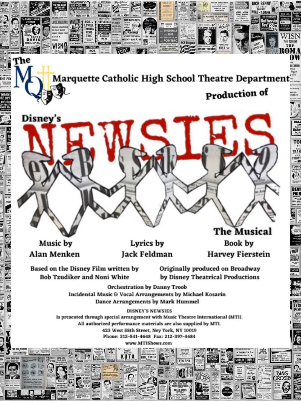 Newsies Digital Program