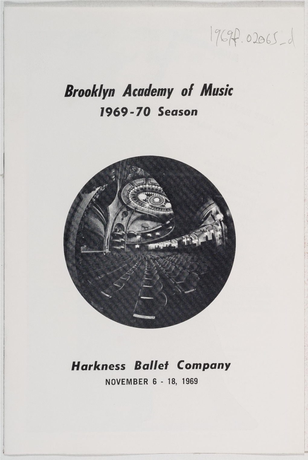 Brooklyn Academy of Music 1969-70 Season