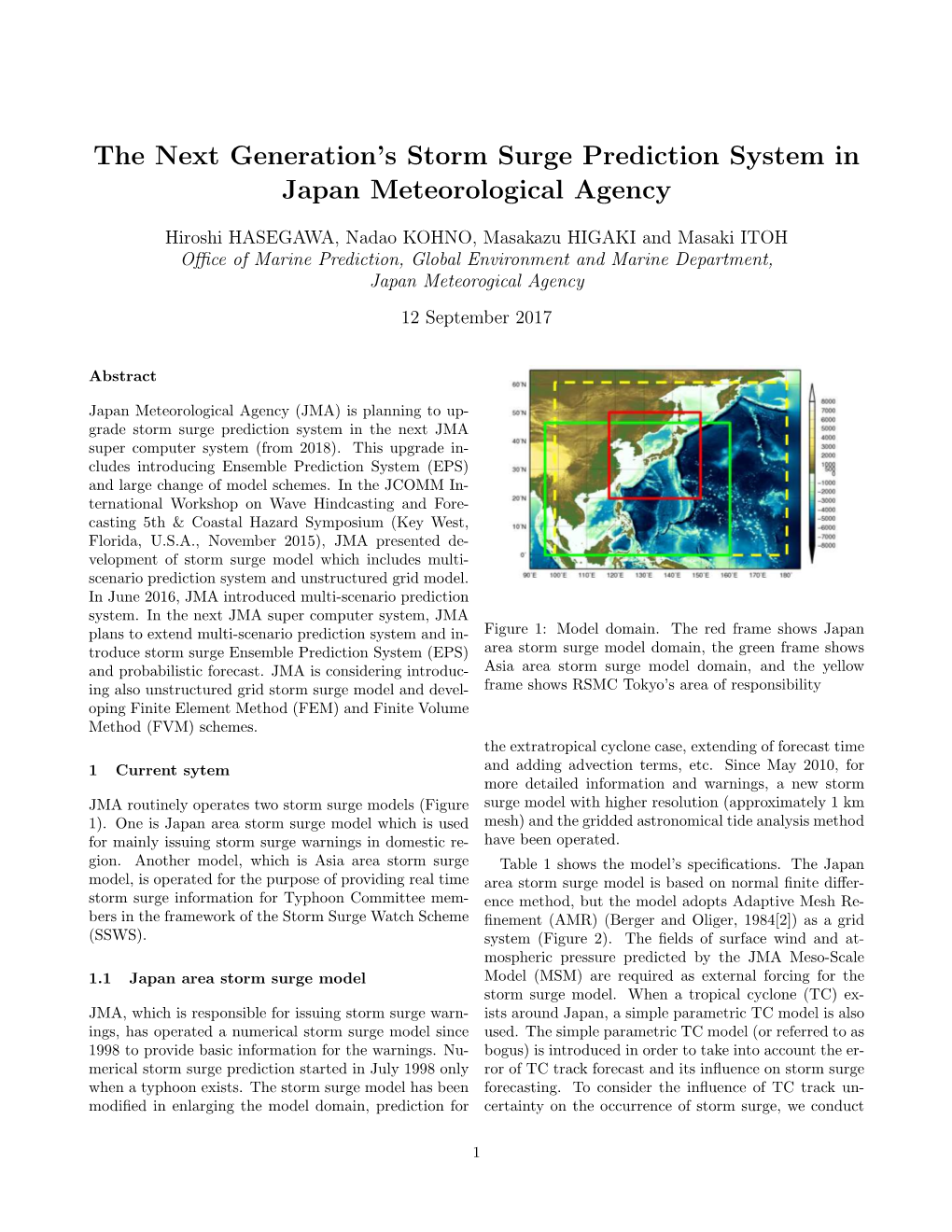 The Next Generation's Storm Surge Prediction System in Japan