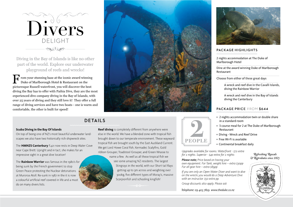 Divers DELIGHT