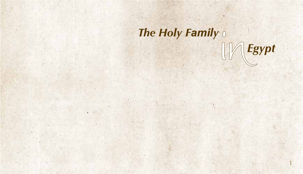 The Holy Family Inegypt