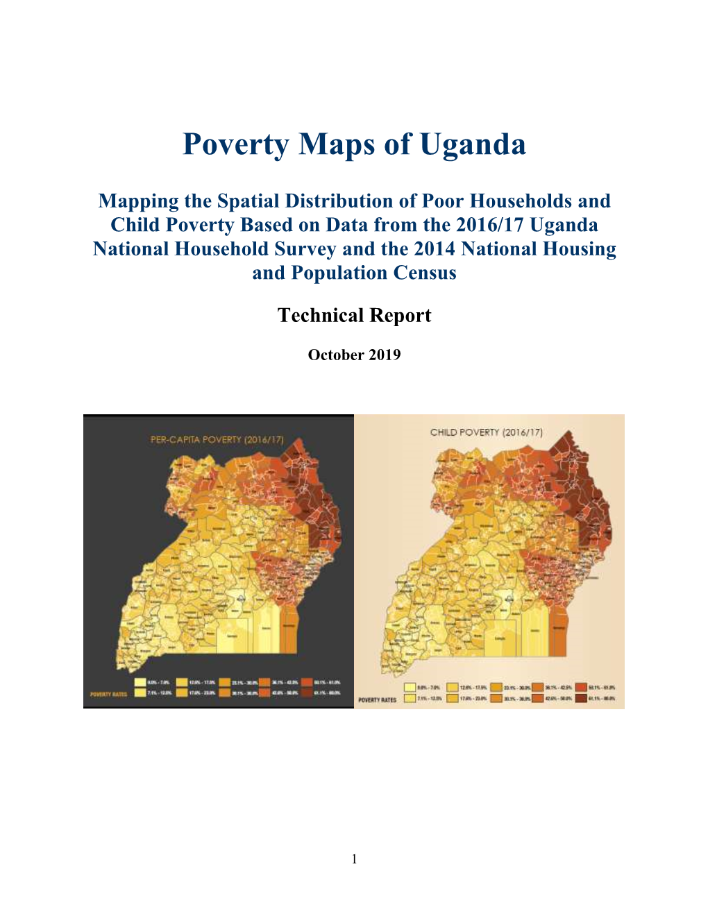 Poverty Map Report