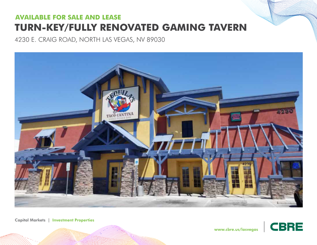 Turn-Key/Fully Renovated Gaming Tavern 4230 E