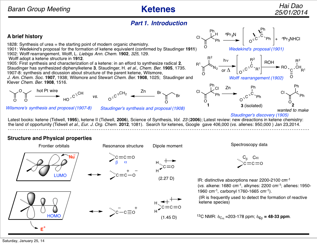 Ketenes 25/01/2014 Part 1