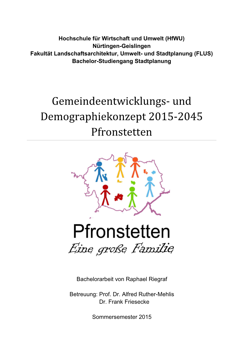 Und Demographiekonzept 2015-2045 Pfronstetten