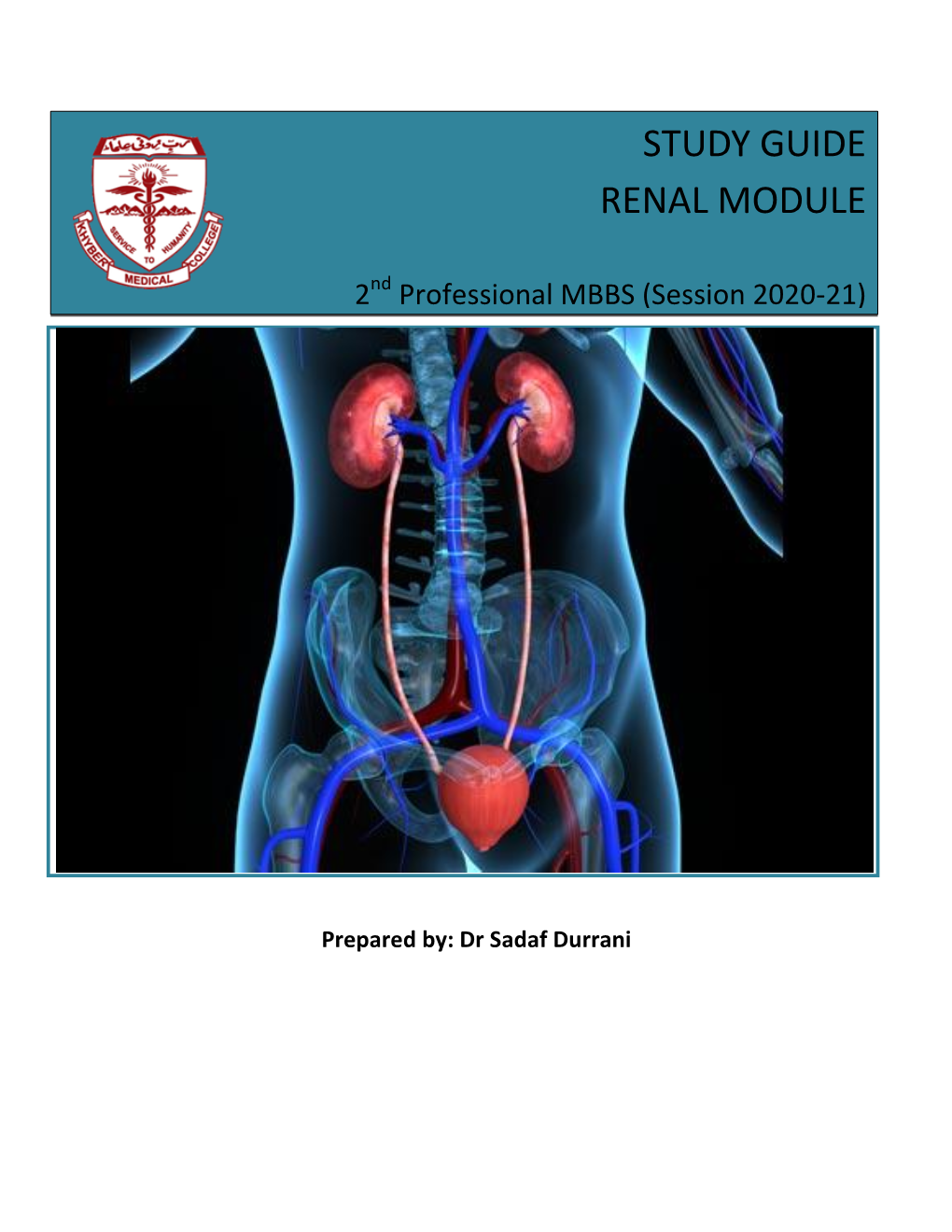 Study Guide Renal Module