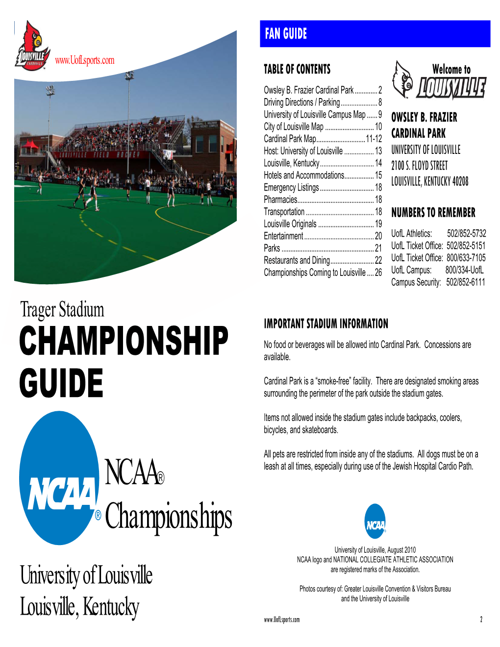 Championship Guide