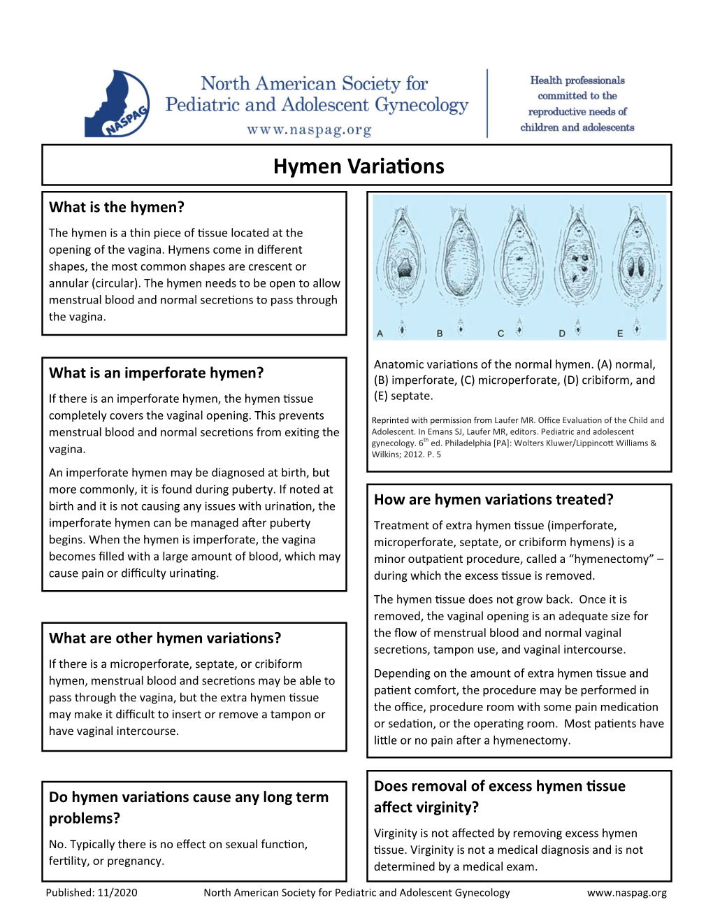 Hymen Variations