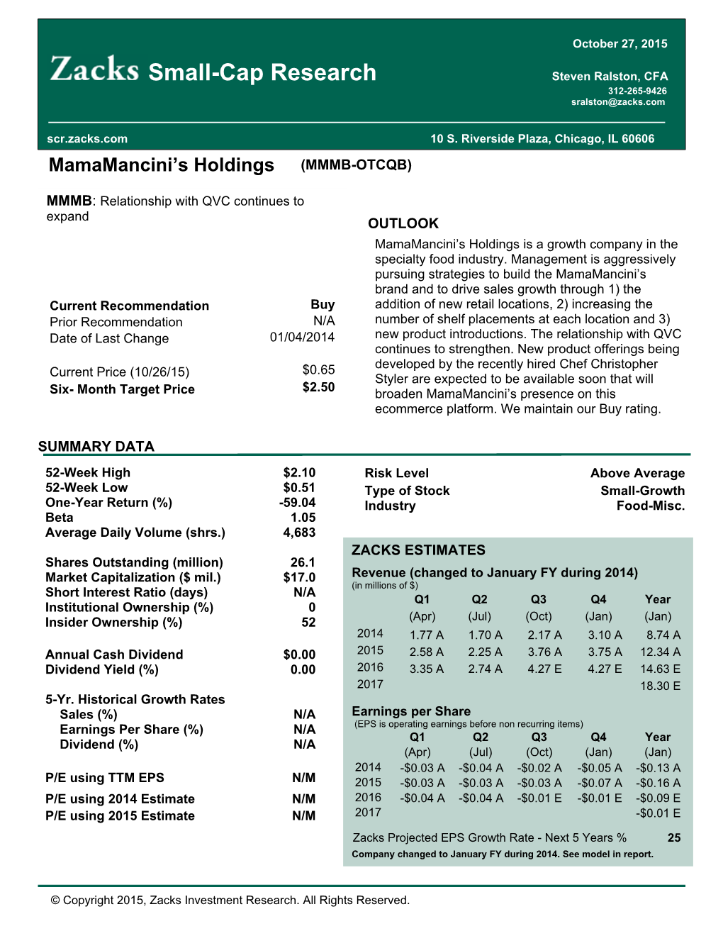 Small-Cap Research