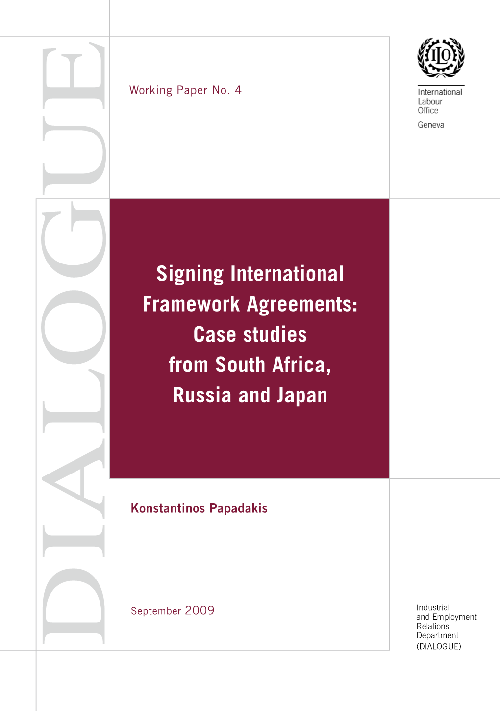 Case Studies from South Africa, Russia and Japanpdf