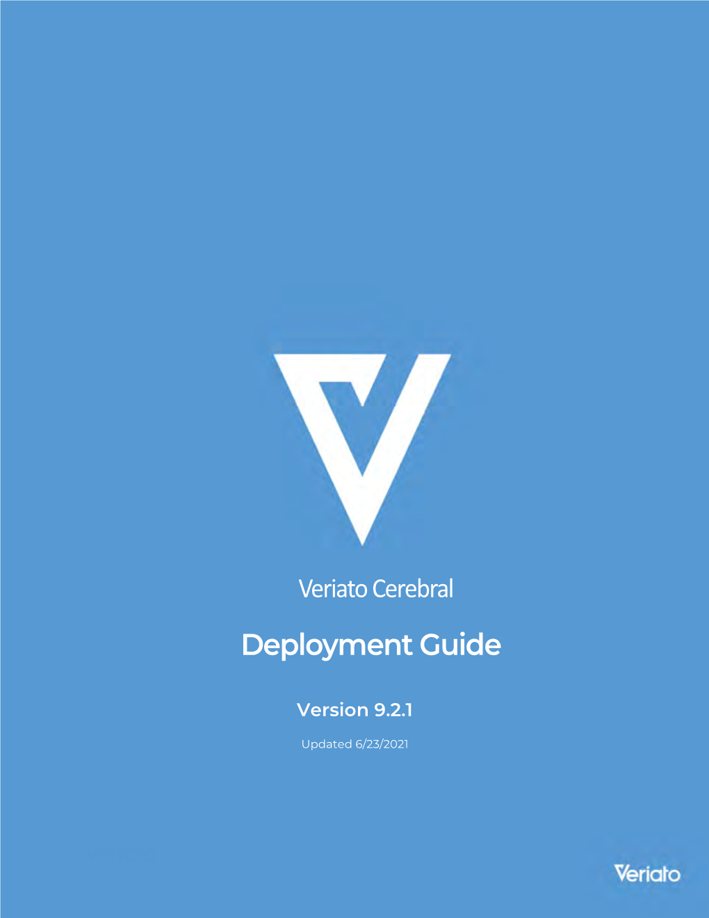 Veriato Cerebral Deployment Guide