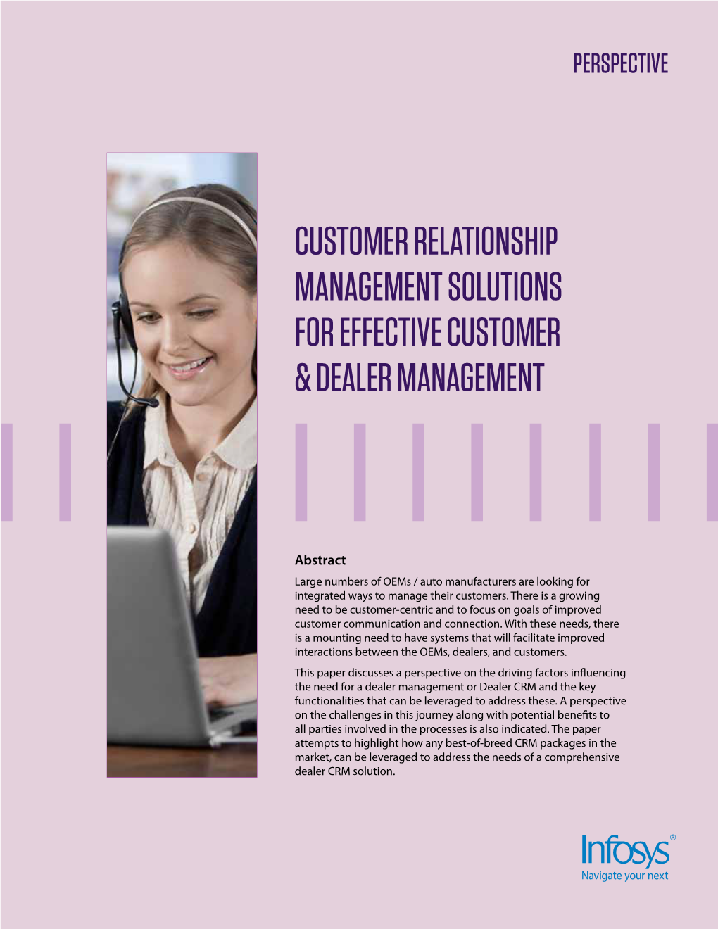 Customer Relationship Management Solutions for Effective Customer & Dealer Management