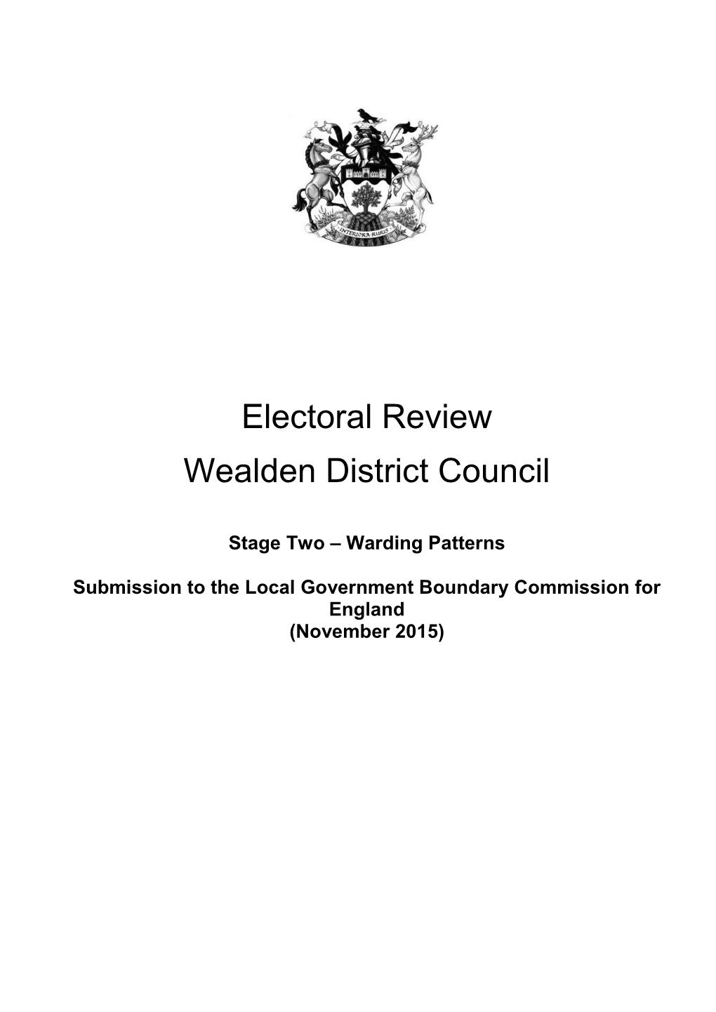 Electoral Review Wealden District Council