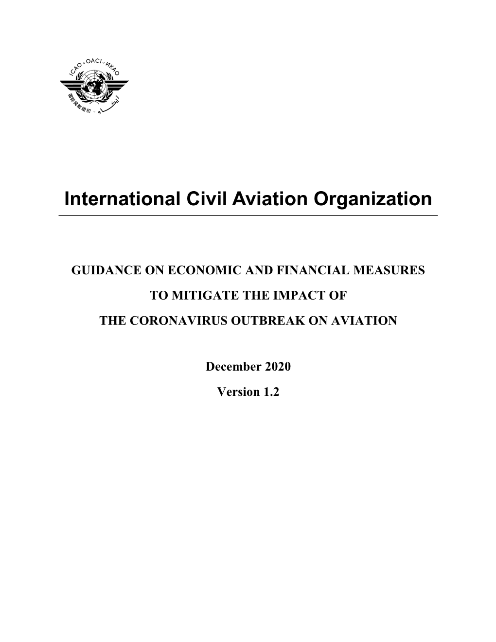 International Civil Aviation Organization