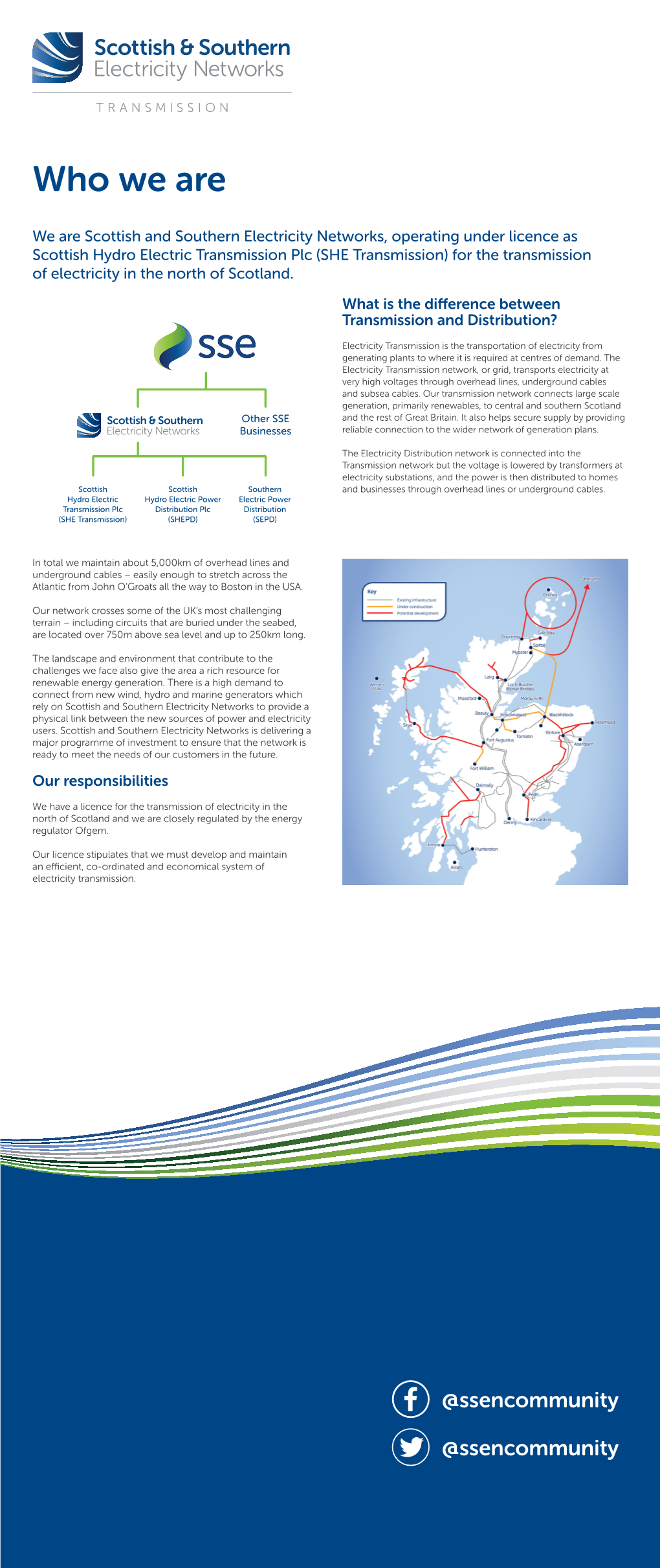 We Are Scottish and Southern Electricity Networks, Operating