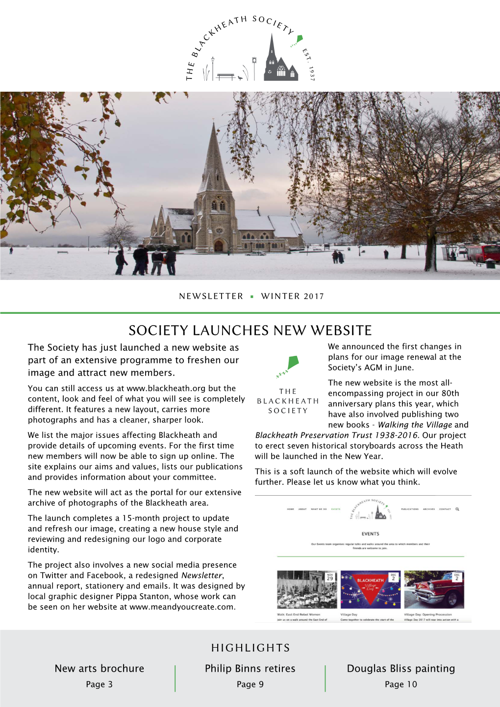 Society Launches NEW Website