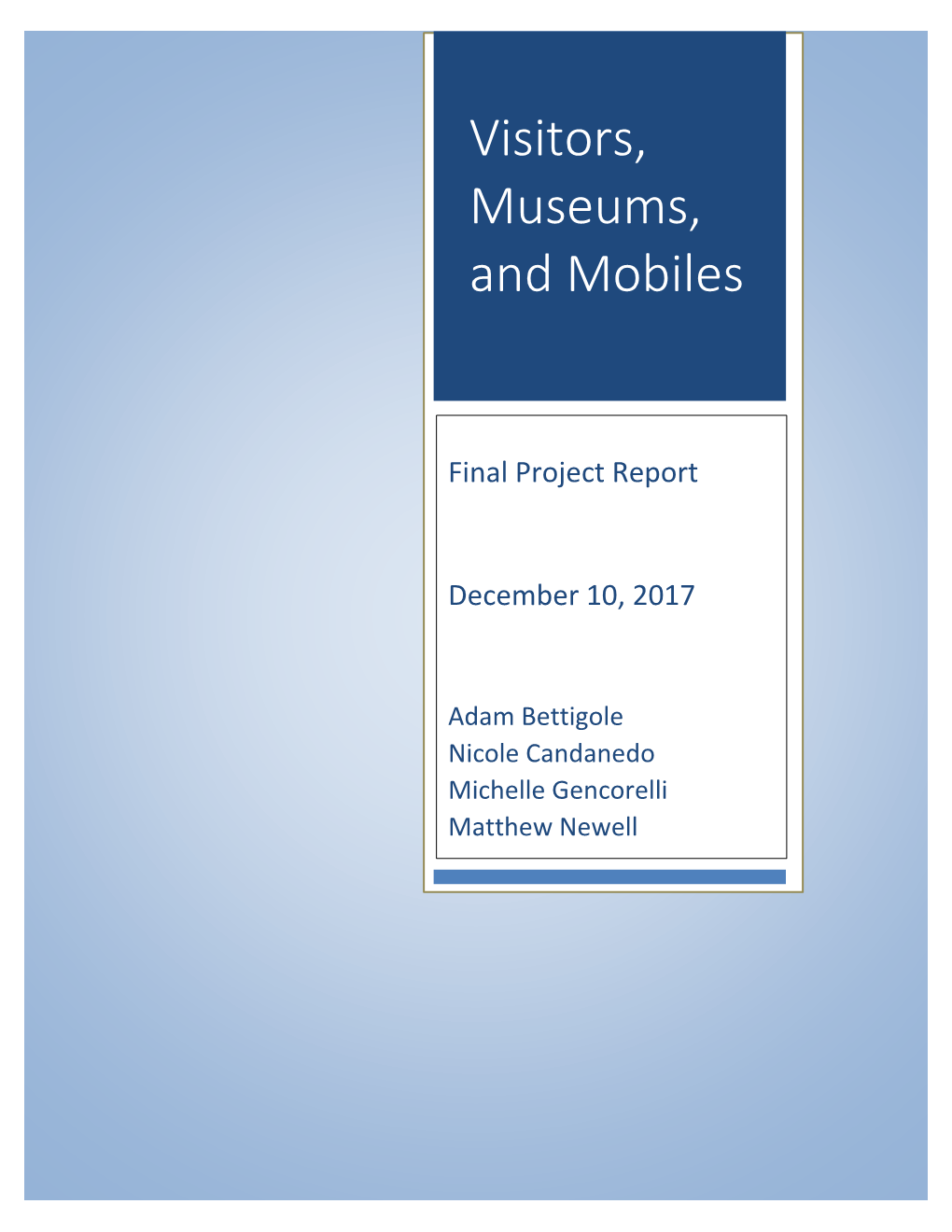 Visitors, Museums, and Mobiles