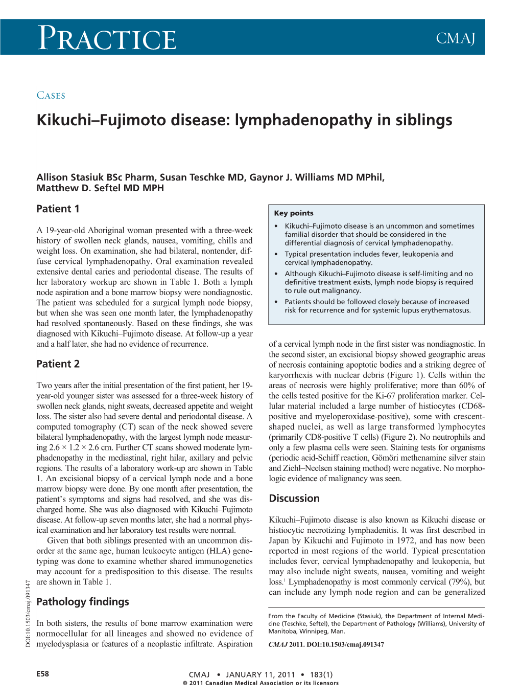 Kikuchi–Fujimoto Disease: Lymphadenopathy in Siblings