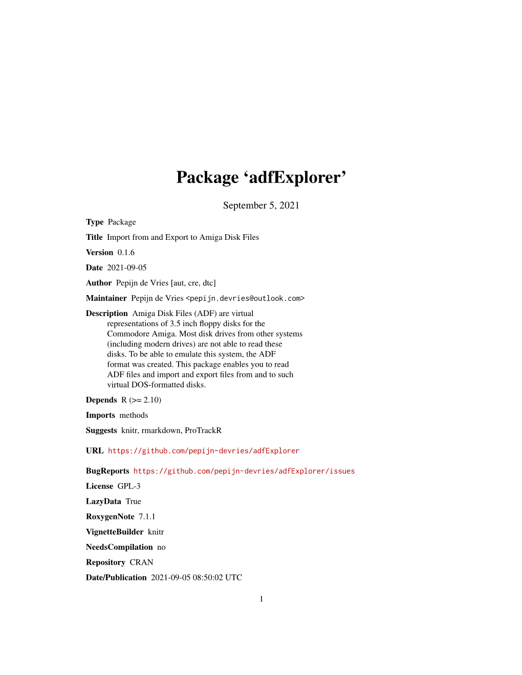 Package 'Adfexplorer'