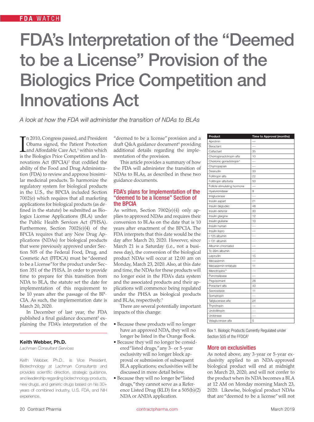 FDA's Interpretation of the “Deemed to Be a License”