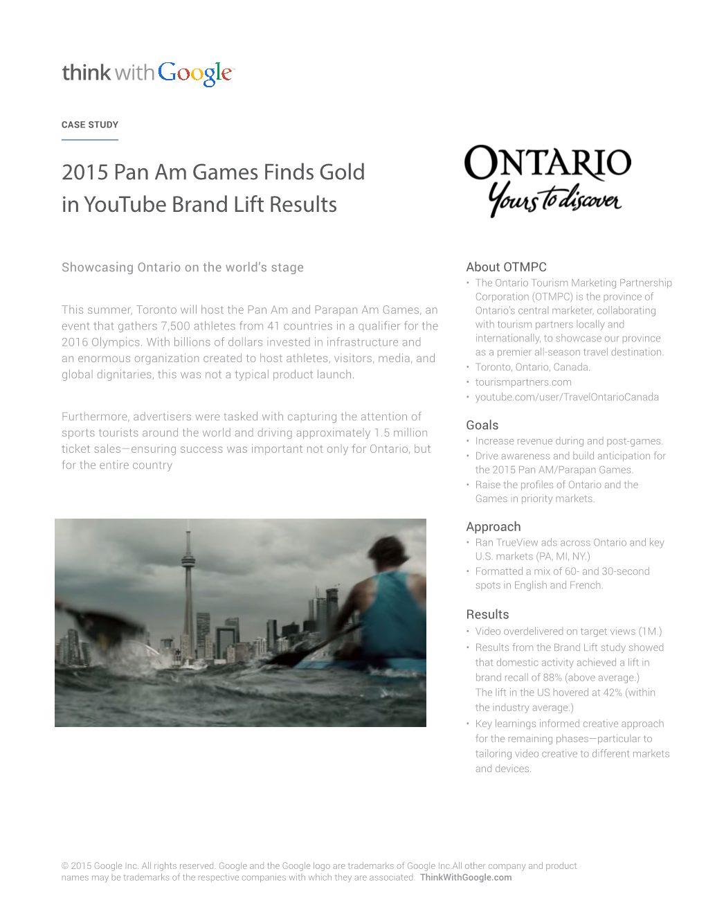 2015 Pan Am Games Finds Gold in Youtube Brand Lift Results