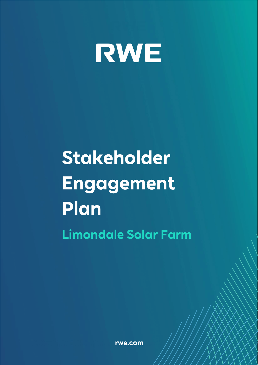 RWE Limondale Stakeholder Engagement Plan