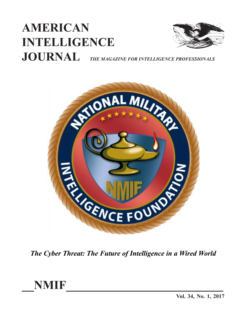 American Intelligence Journal Vol 34