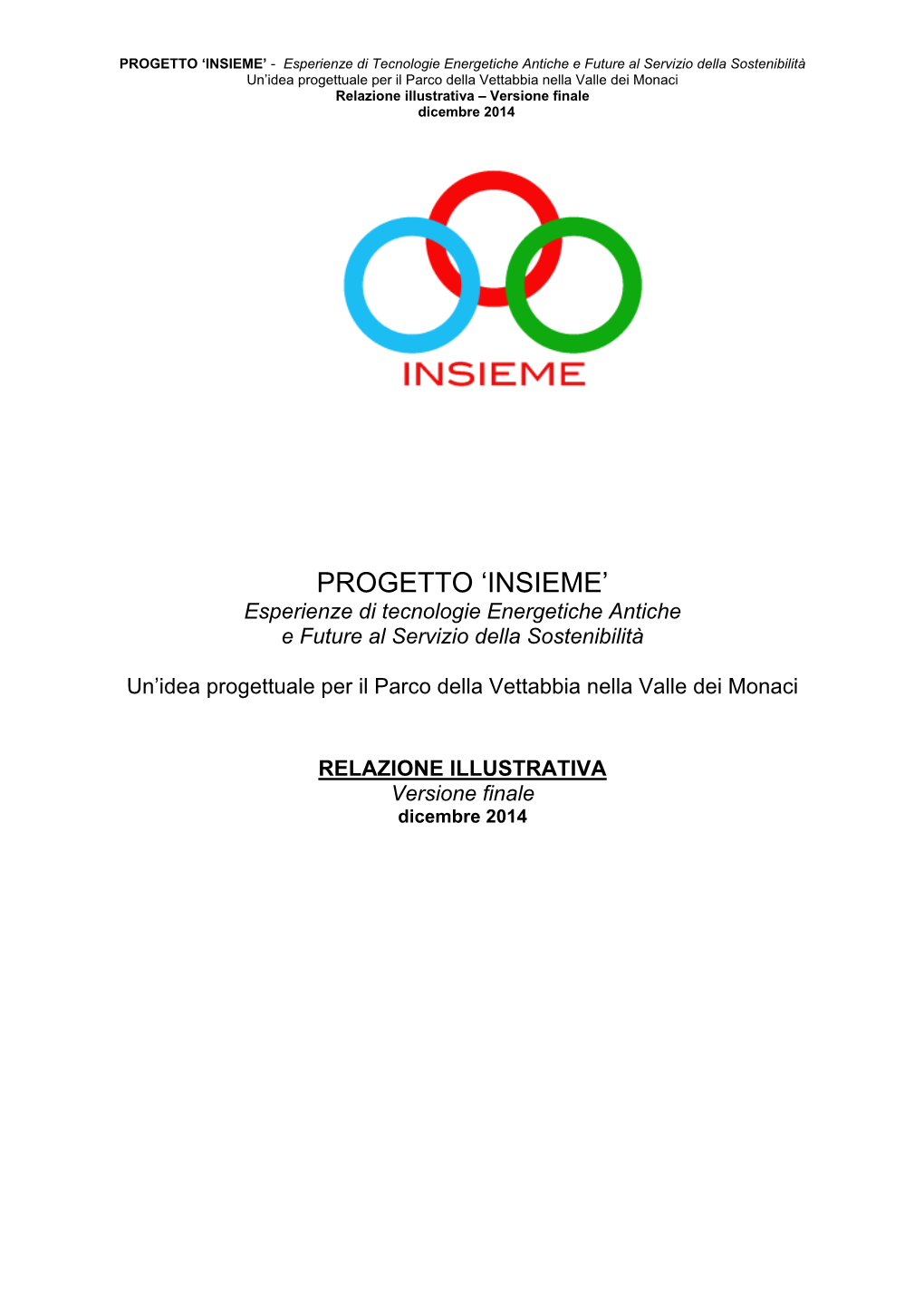 Progetto 'Insieme'