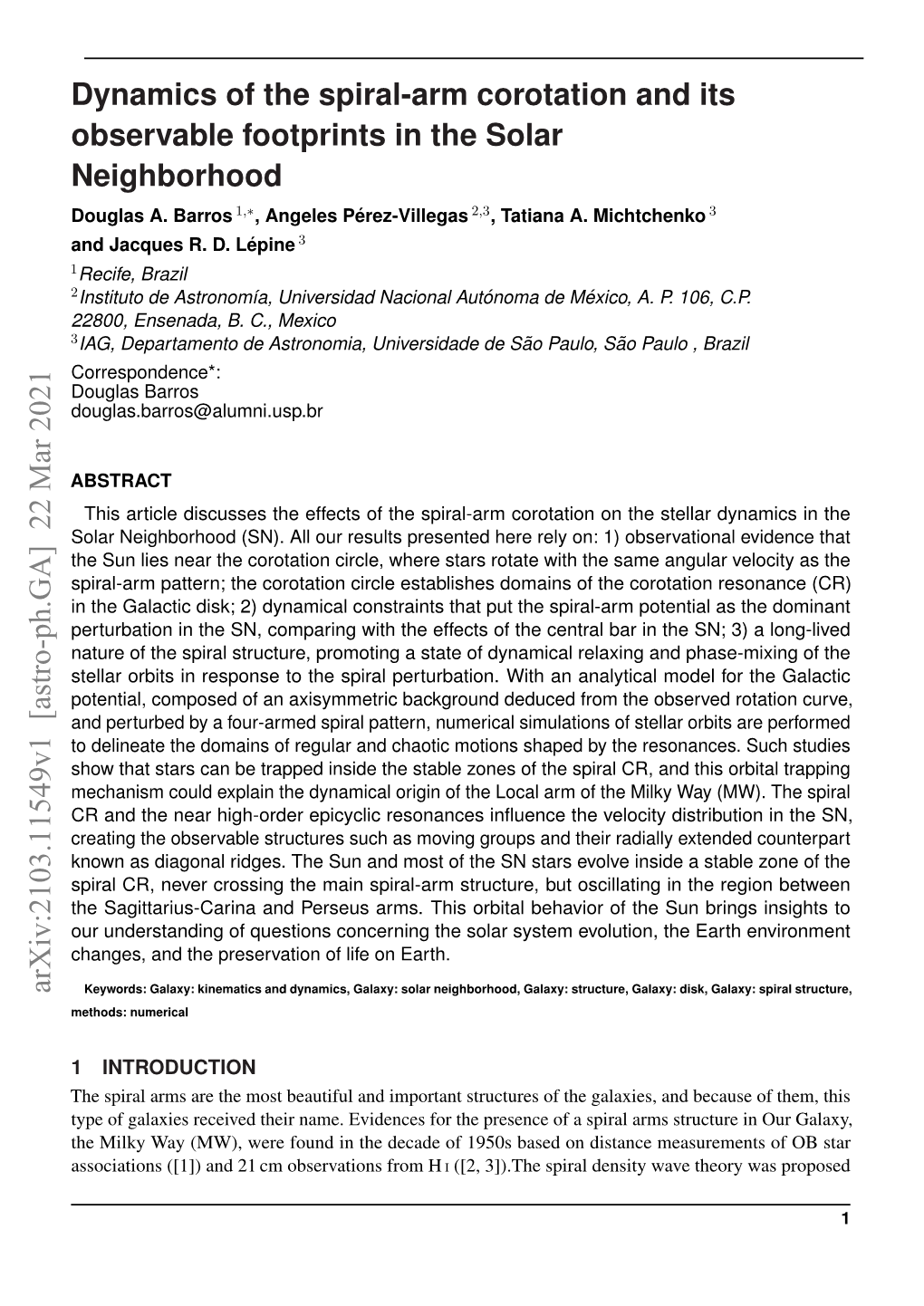 Dynamics of the Spiral-Arm Corotation and Its Observable Footprints in the Solar Neighborhood Douglas A