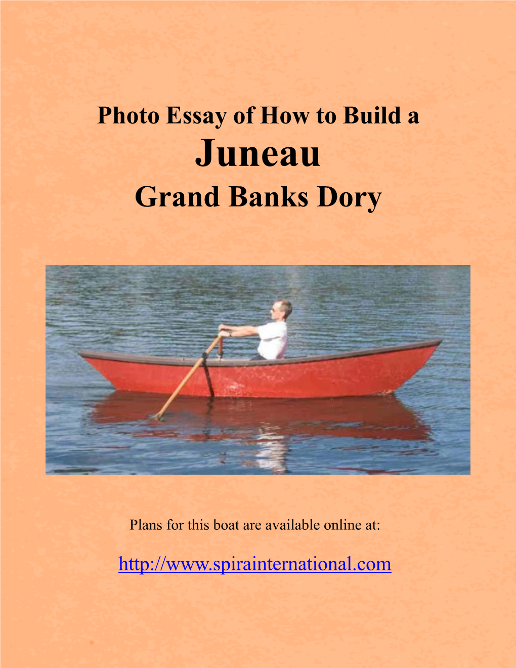 Juneau Grand Banks Dory