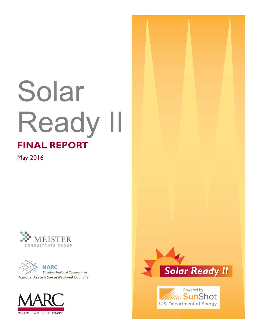 Solar Ready II FINAL REPORT May 2016
