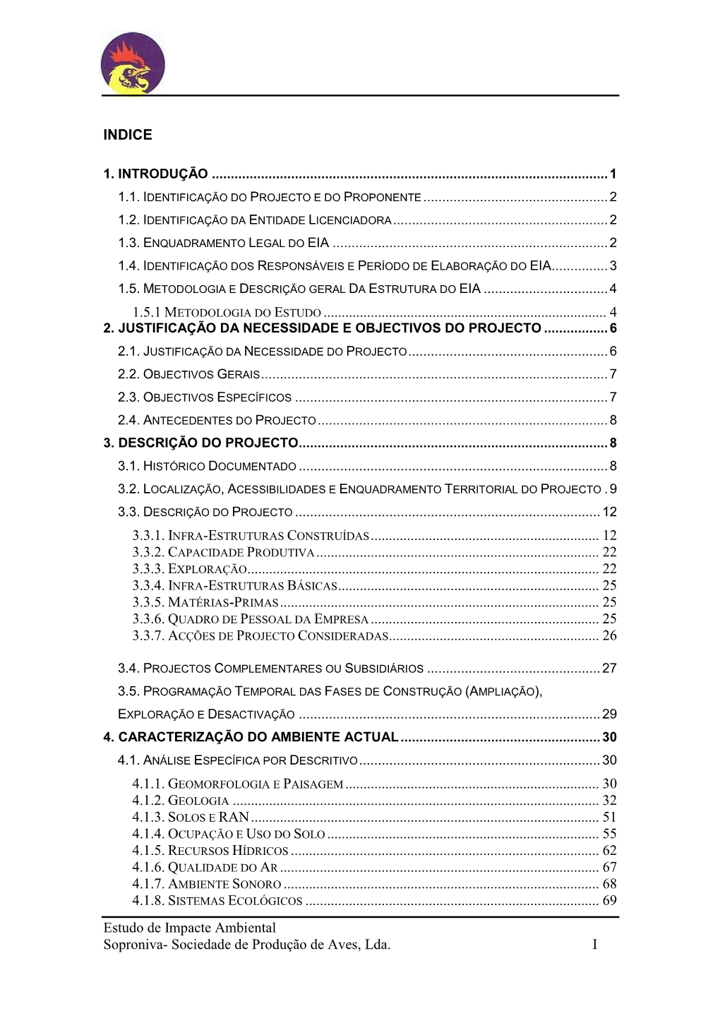 Estudo De Impacte Ambiental Soproniva- Sociedade De Produção De Aves, Lda