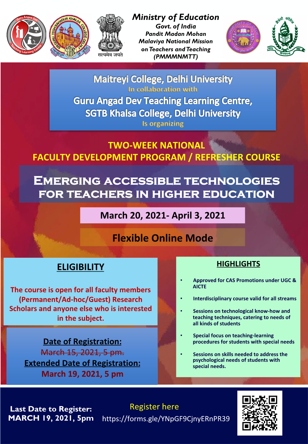 Emerging Accessible Technologies for Teachers in Higher Education