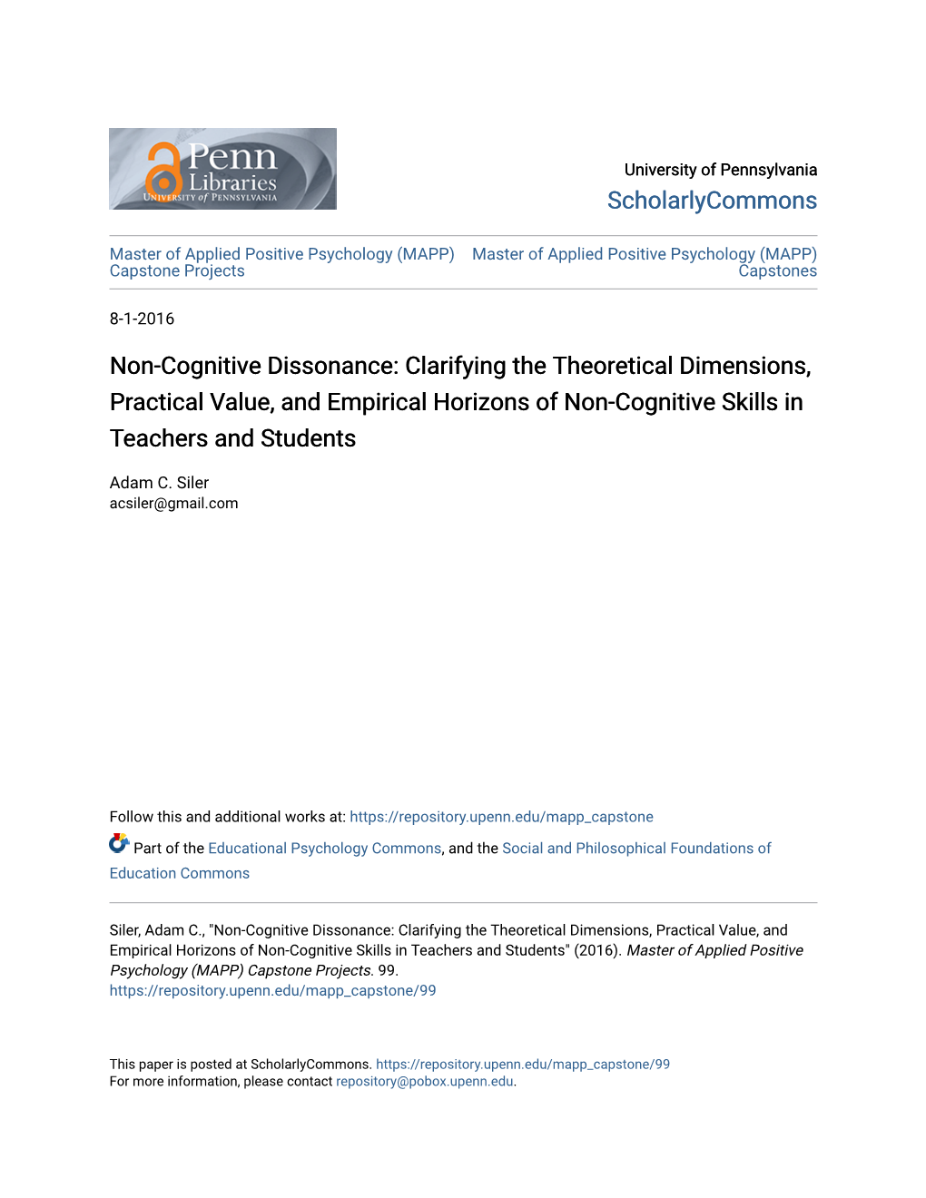 Non-Cognitive Dissonance: Clarifying the Theoretical Dimensions, Practical Value, and Empirical Horizons of Non-Cognitive Skills in Teachers and Students