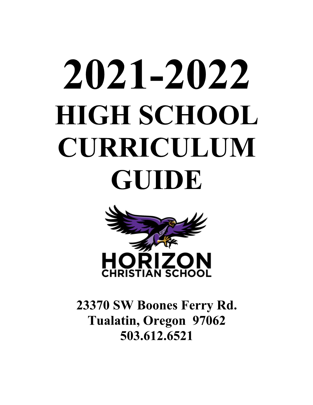 Curriculum Guide