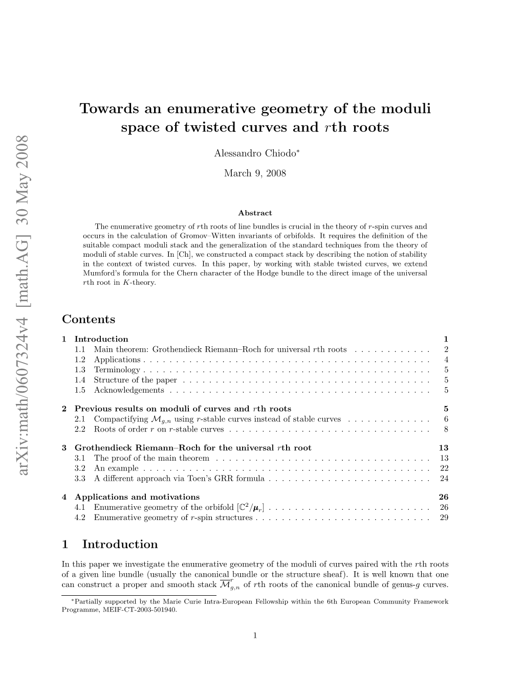 Towards an Enumerative Geometry of the Moduli Space of Twisted Curves